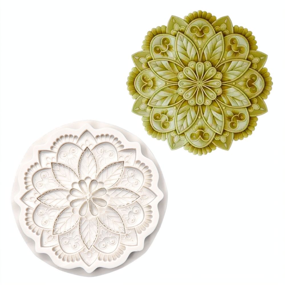 Round Floral Silicone Mold For - Silicone Epoxy Resin Molds Set ulasan dan harga