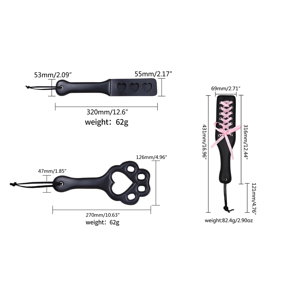 Heart-shaped BDSM Leather SP A - Craft Tools ulasan dan harga