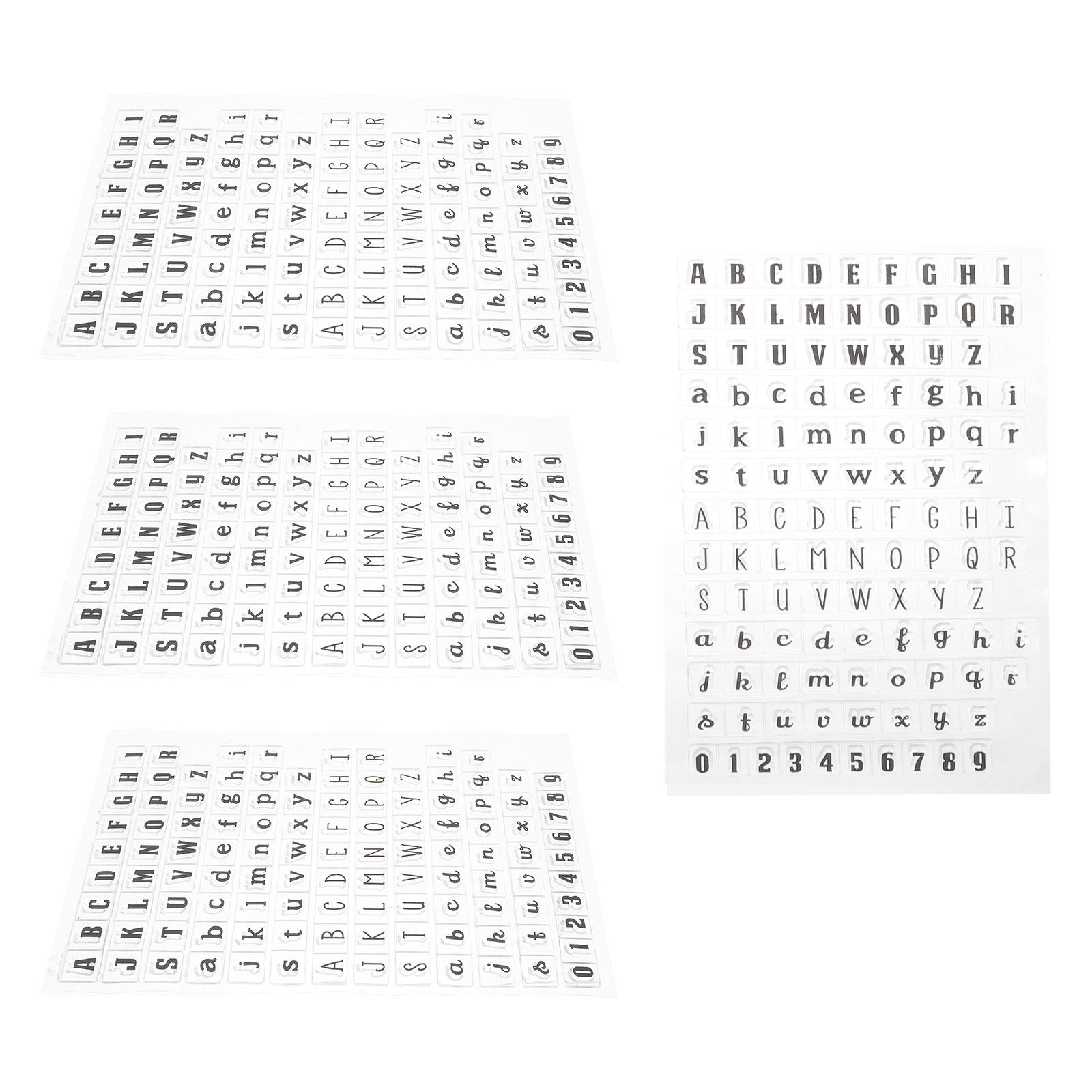4Pcs Silicone Clear Stamps Tra - Clear Silicone Stamps For Card Making ulasan dan harga
