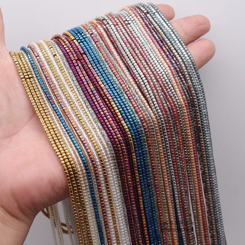 New 2mm 198pcs Gold Color Silv - Glass Seed Beads 2Mm Jewelry Making ulasan dan harga