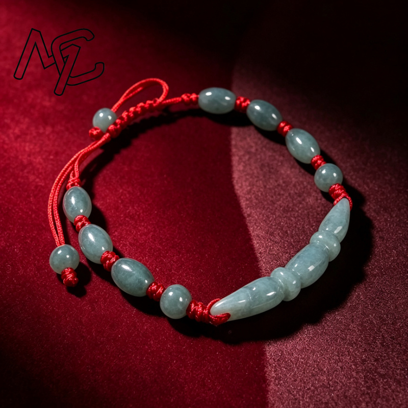 Natural Blue water Jade Burma  - Beading ulasan dan harga
